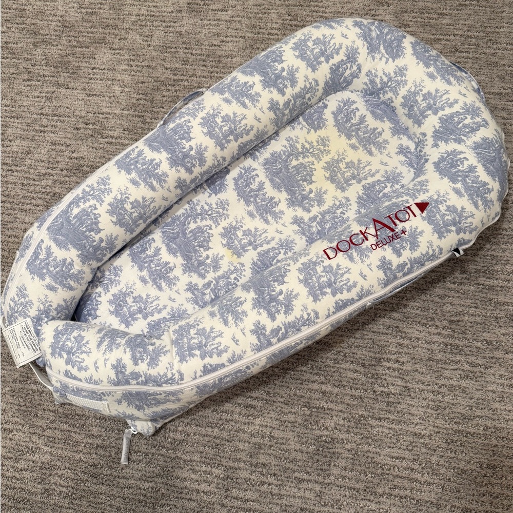 Blue Toile Dock A Tot cover